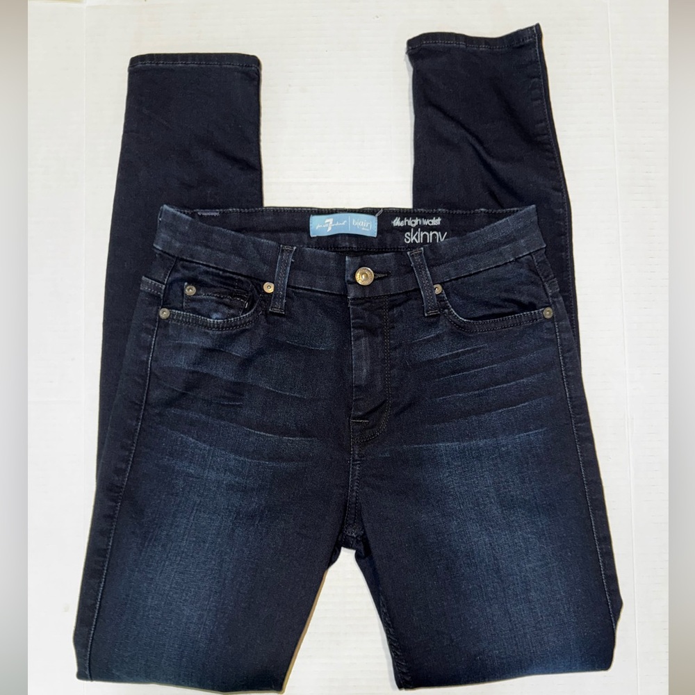 7 For All Mankind High Waist Skinny Jeans